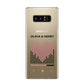 Custom Couples Music Samsung Galaxy Note 8 Case
