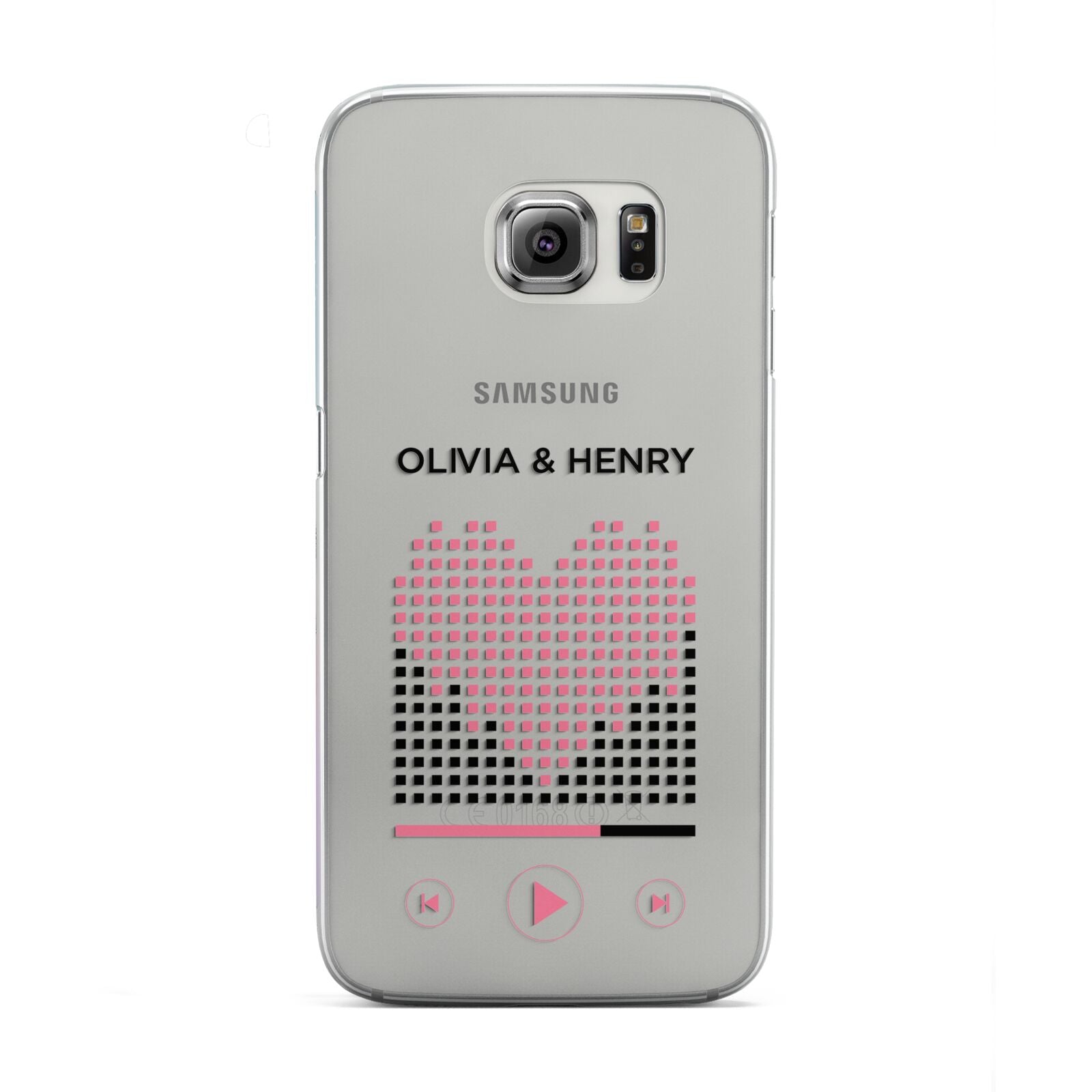 Custom Couples Music Samsung Galaxy S6 Edge Case