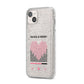 Custom Couples Music iPhone 14 Plus Glitter Tough Case Starlight Angled Image