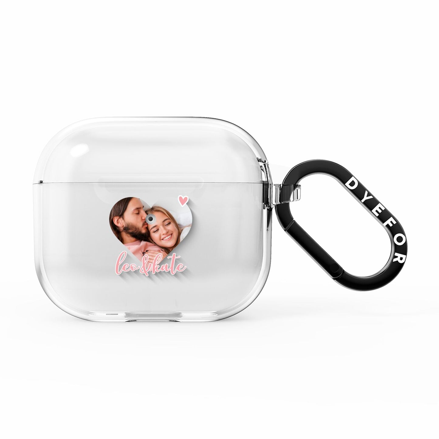 Custom Couples Photo AirPods Clear Case 3rd Gen