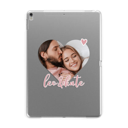 Custom Couples Photo Apple iPad Silver Case