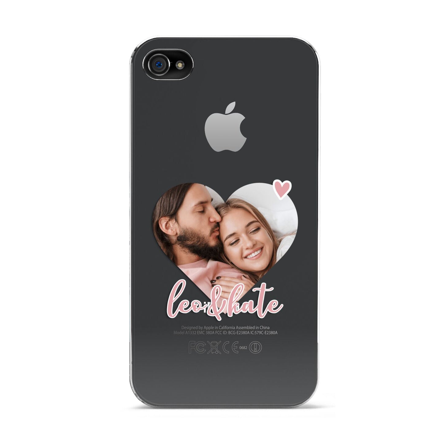 Custom Couples Photo Apple iPhone 4s Case