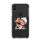 Custom Couples Photo Apple iPhone Xs Max Impact Case Black Edge on Black Phone