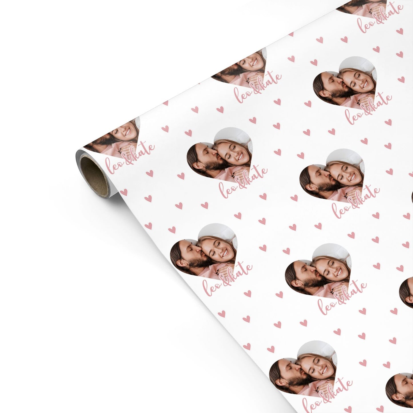 Custom Couples Photo Personalised Gift Wrap