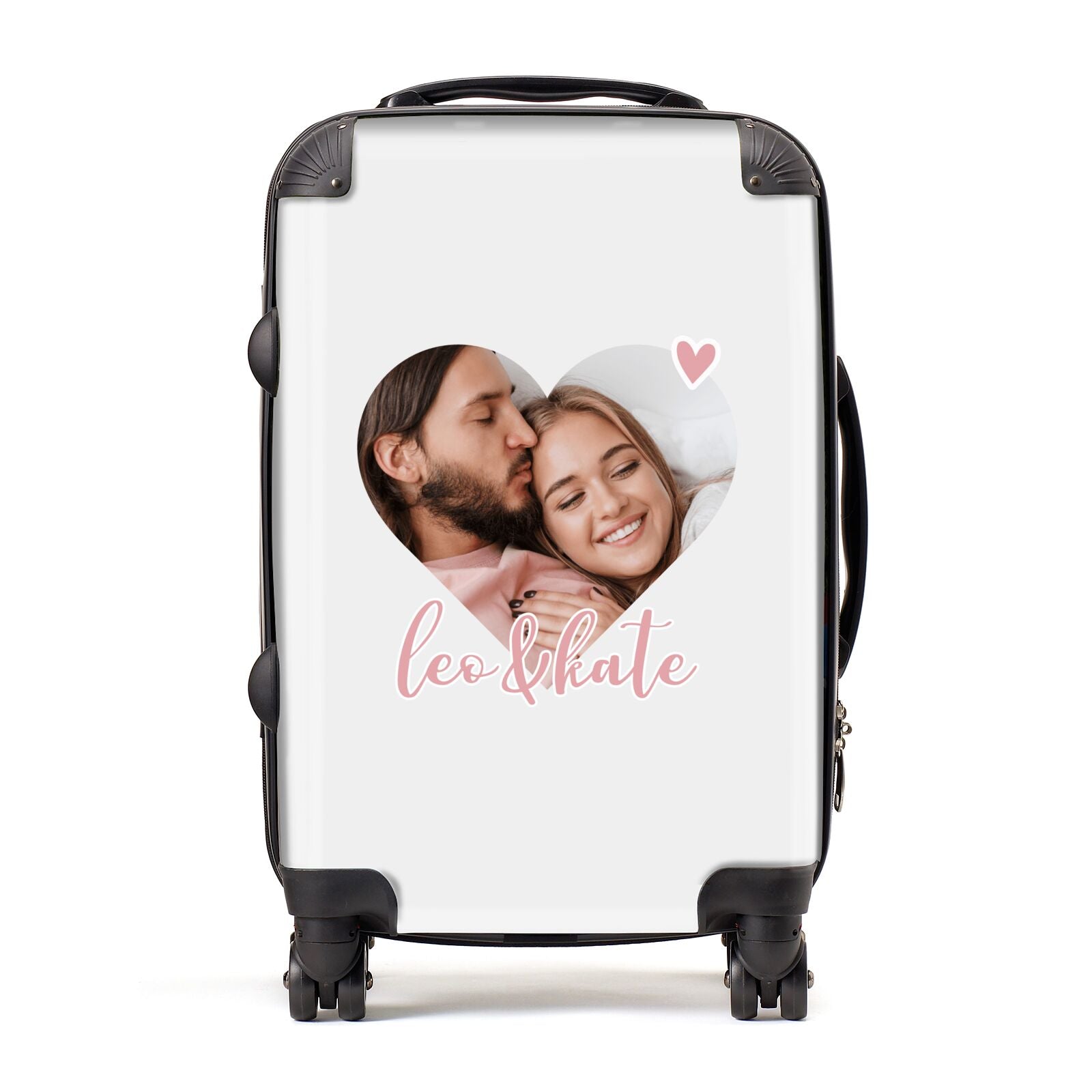 Custom Couples Photo Suitcase