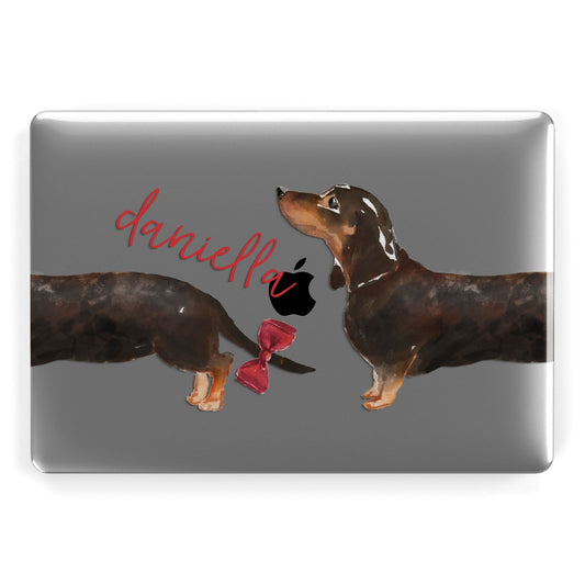 Custom Dachshund Apple MacBook Case