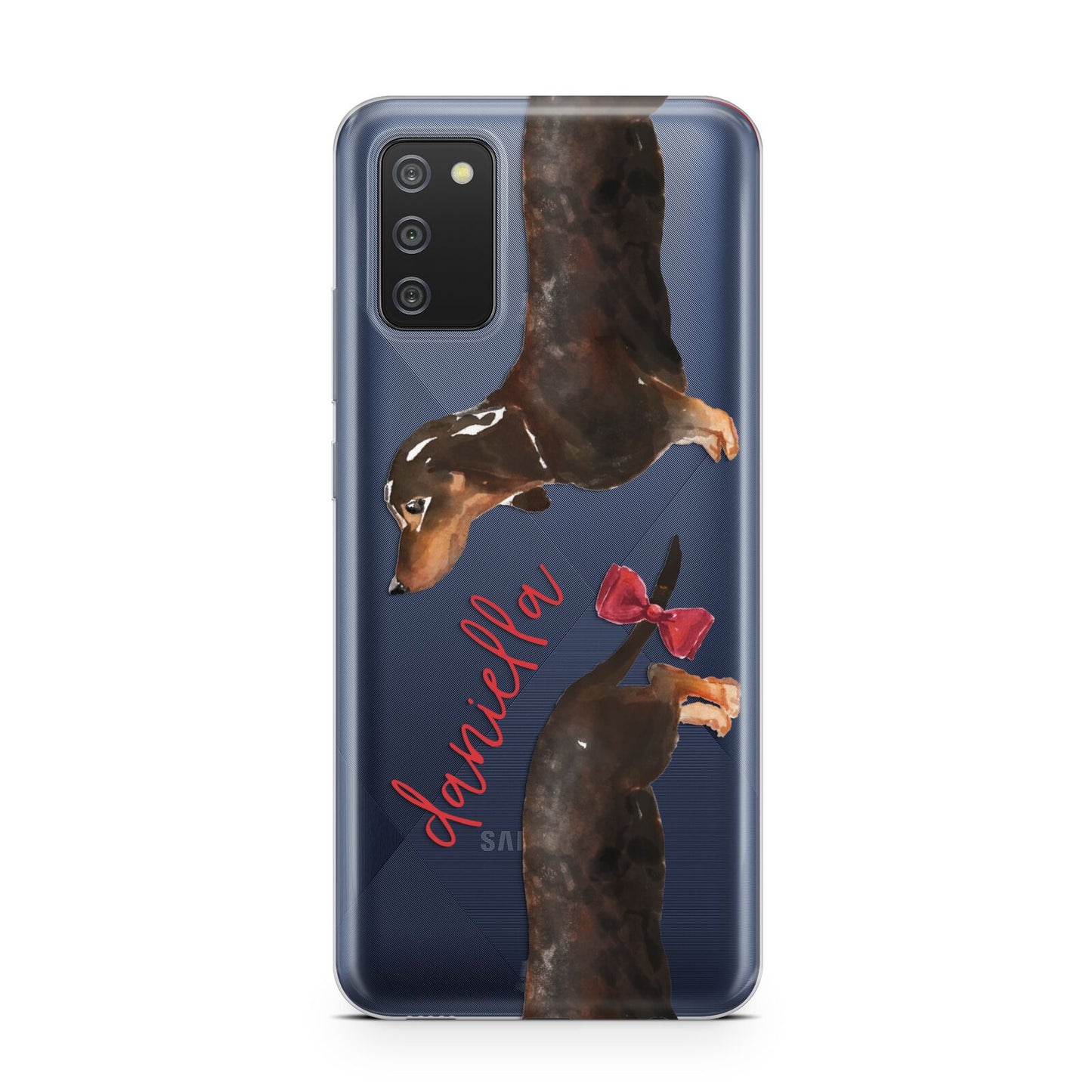 Custom Dachshund Samsung A02s Case