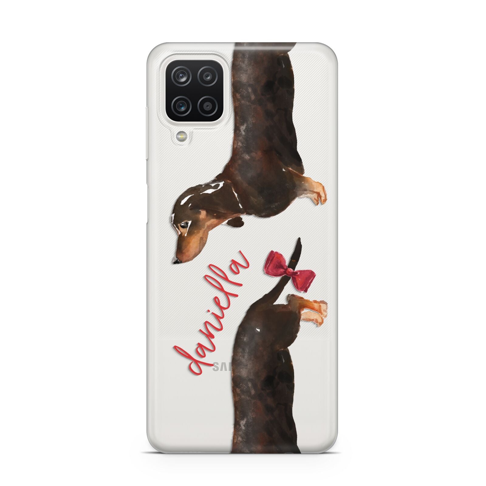 Custom Dachshund Samsung A12 Case