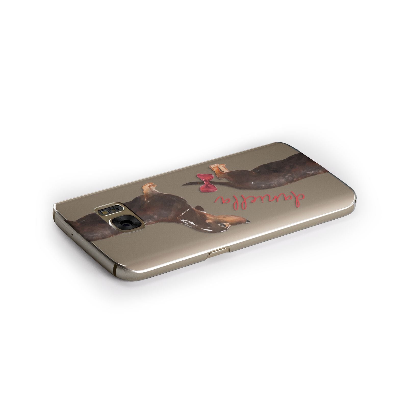 Custom Dachshund Samsung Galaxy Case Side Close Up