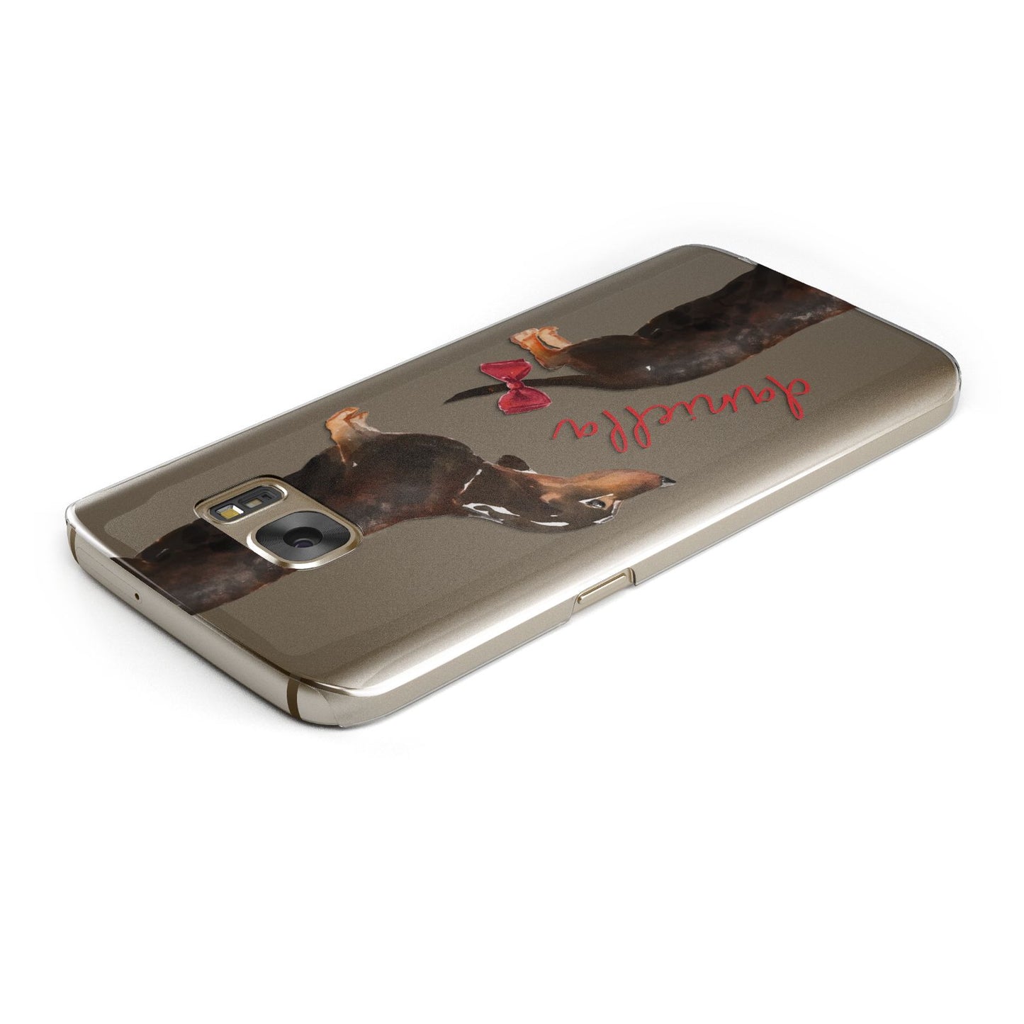 Custom Dachshund Samsung Galaxy Case Top Cutout