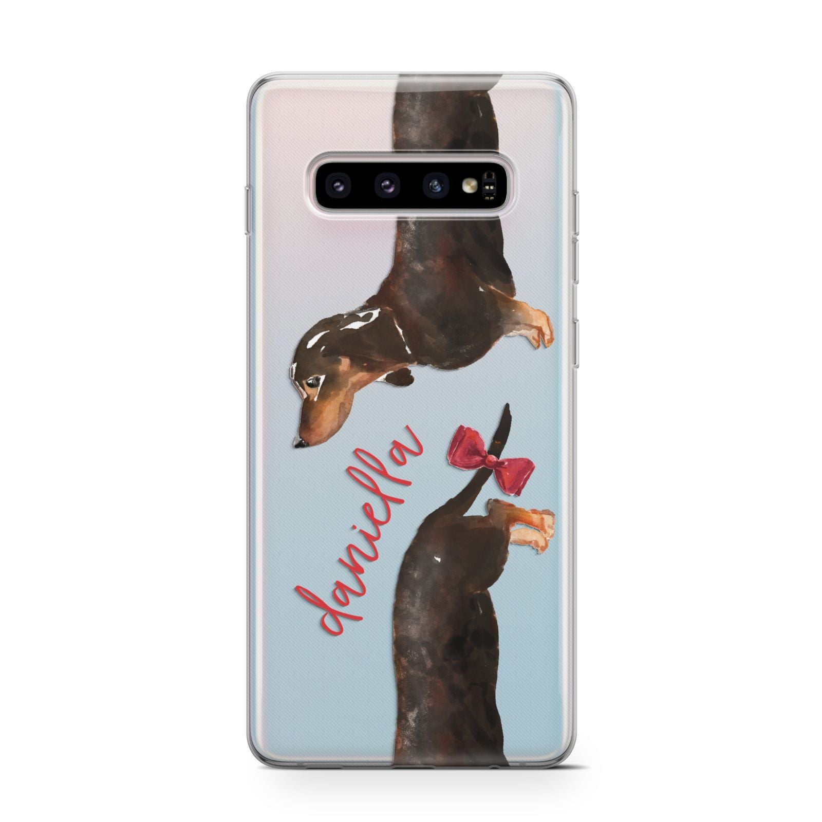 Custom Dachshund Samsung Galaxy S10 Case