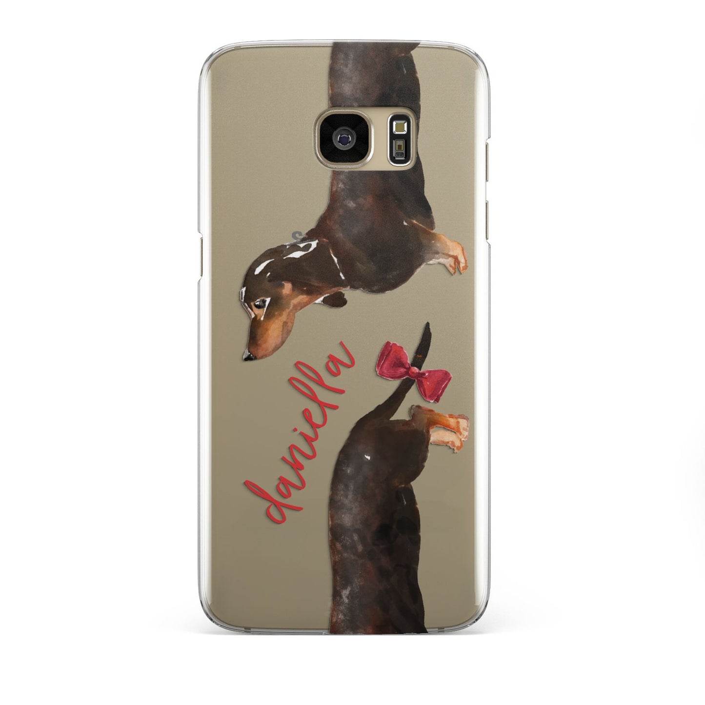 Custom Dachshund Samsung Galaxy S7 Edge Case