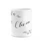Custom Decorative Floral 10oz Mug Alternative Image 7