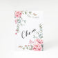 Custom Decorative Floral A5 Greetings Card