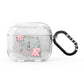 Custom Decorative Floral AirPods Glitter Case 3rd Gen