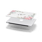 Custom Decorative Floral Apple MacBook Case in Detail