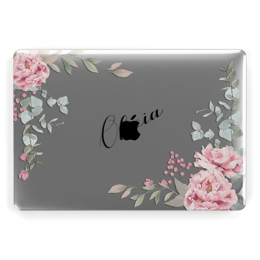 Custom Decorative Floral Apple MacBook Case