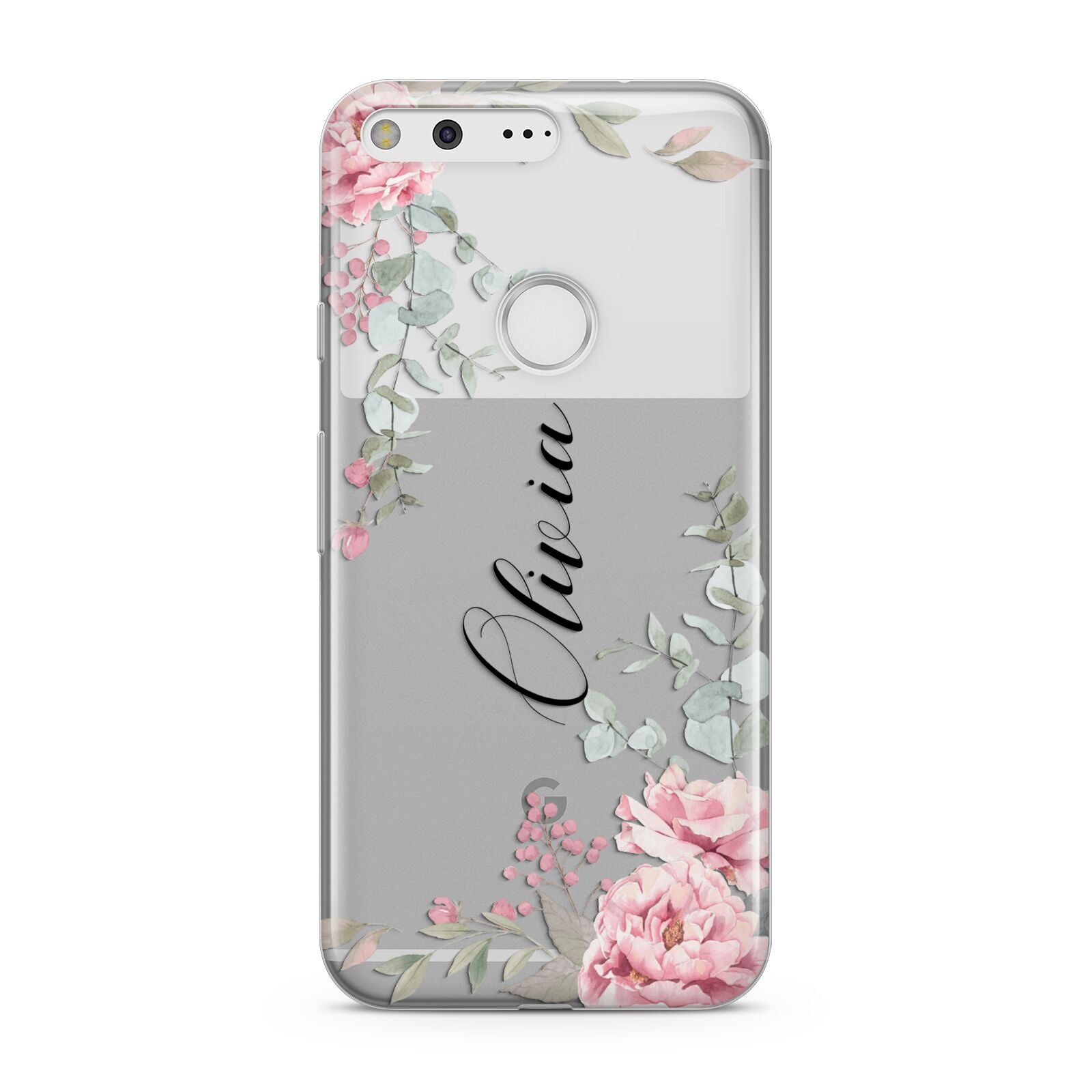 Custom Decorative Floral Google Pixel Case