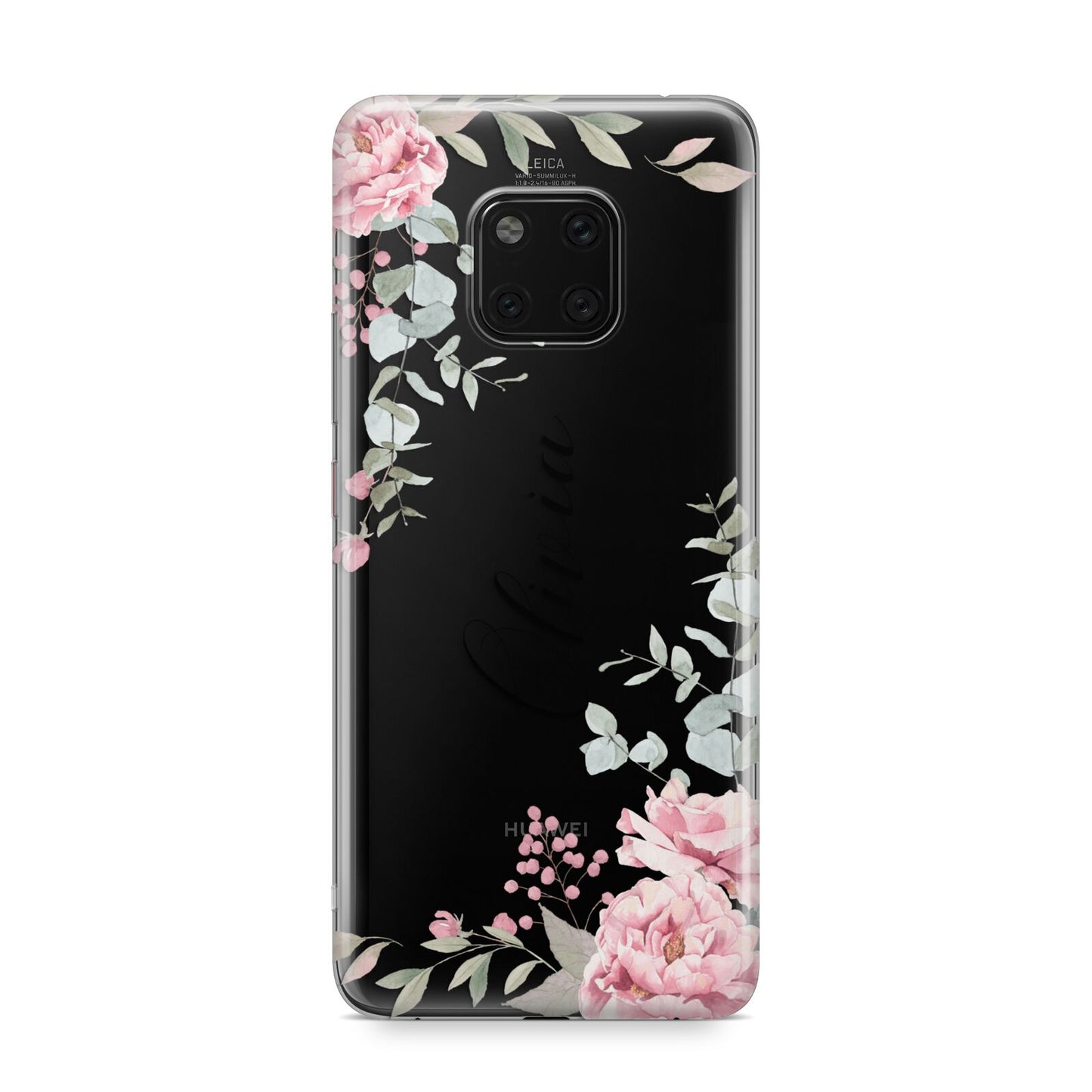 Custom Decorative Floral Huawei Mate 20 Pro Phone Case