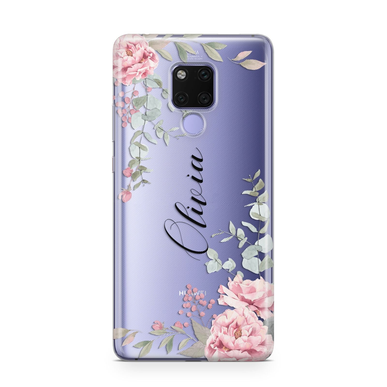 Custom Decorative Floral Huawei Mate 20X Phone Case