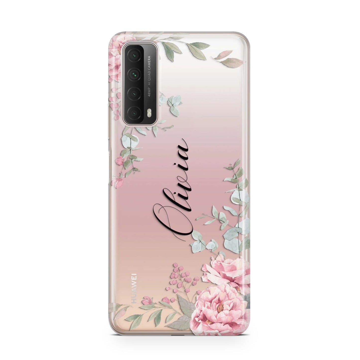 Custom Decorative Floral Huawei P Smart 2021