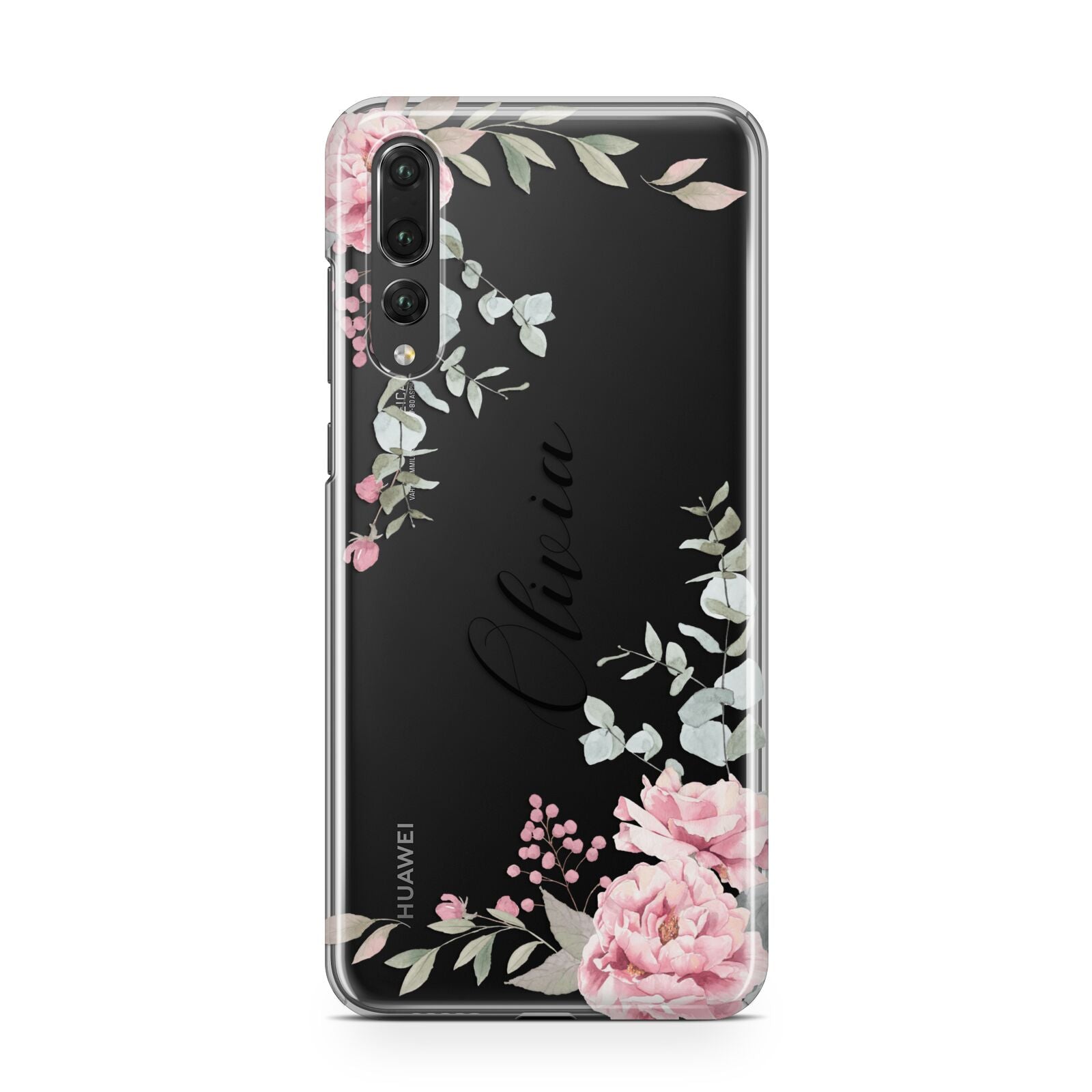 Custom Decorative Floral Huawei P20 Pro Phone Case