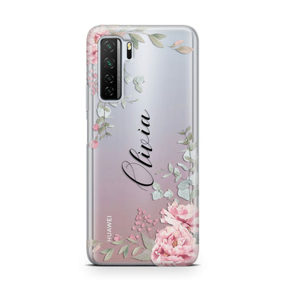 Custom Decorative Floral Huawei P40 Lite 5G Phone Case