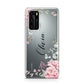Custom Decorative Floral Huawei P40 Phone Case