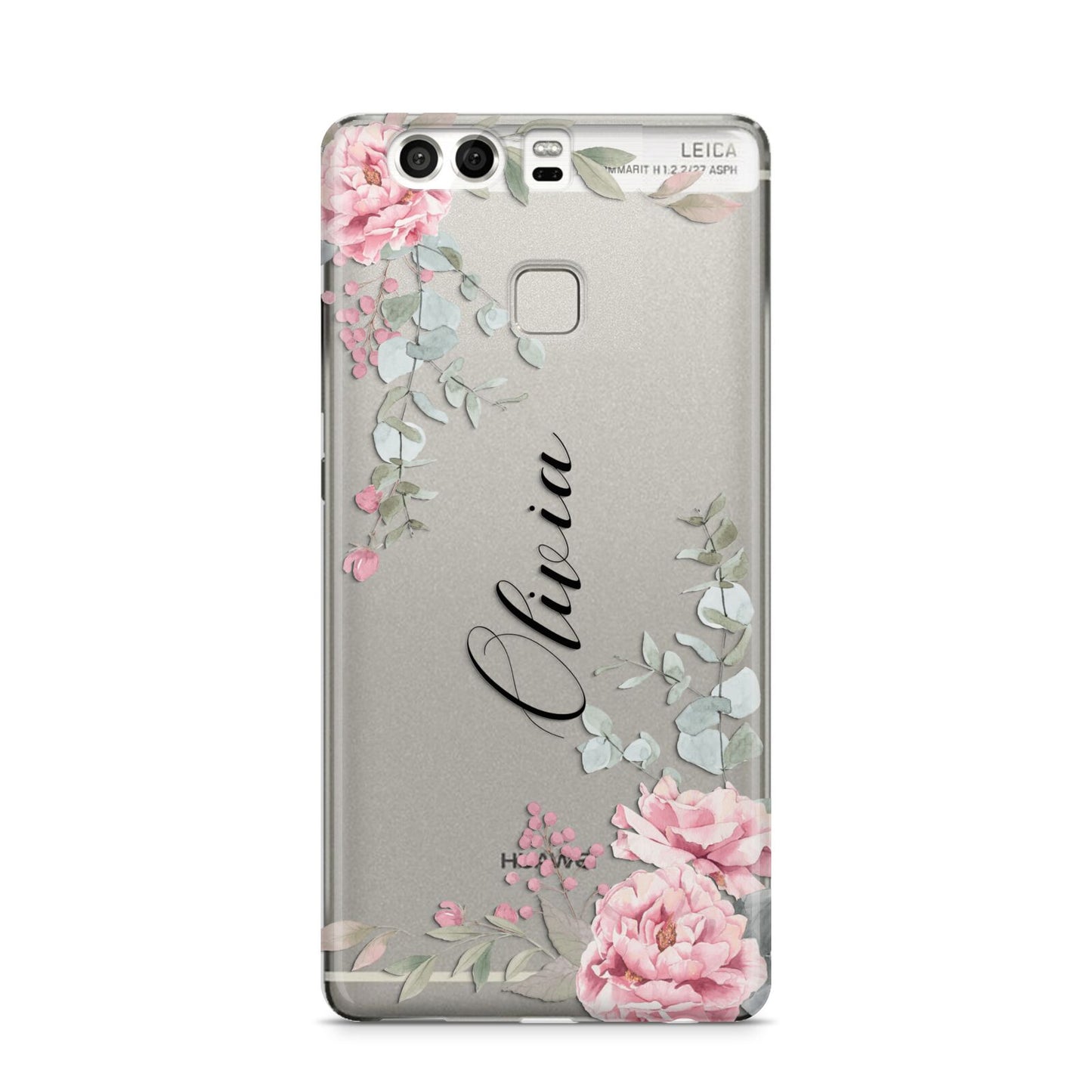 Custom Decorative Floral Huawei P9 Case