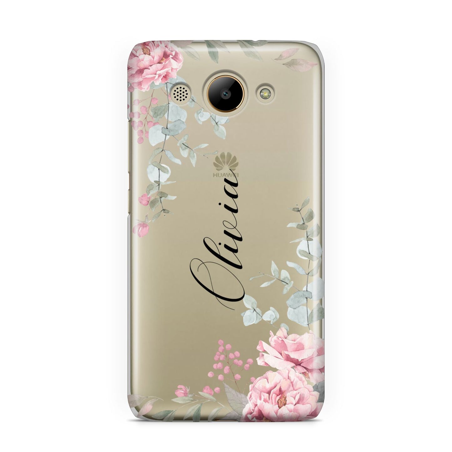 Custom Decorative Floral Huawei Y3 2017