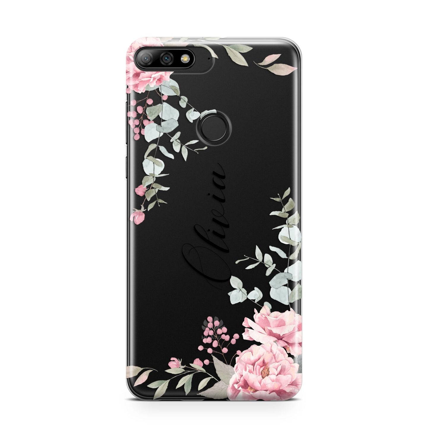 Custom Decorative Floral Huawei Y7 2018