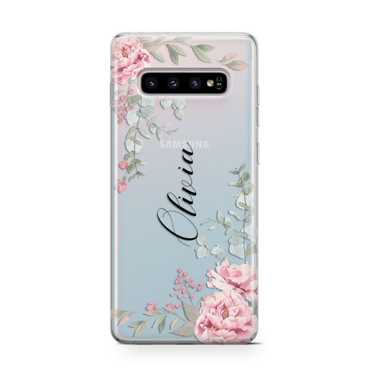 Custom Decorative Floral Protective Samsung Galaxy Case