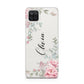 Custom Decorative Floral Samsung A12 Case