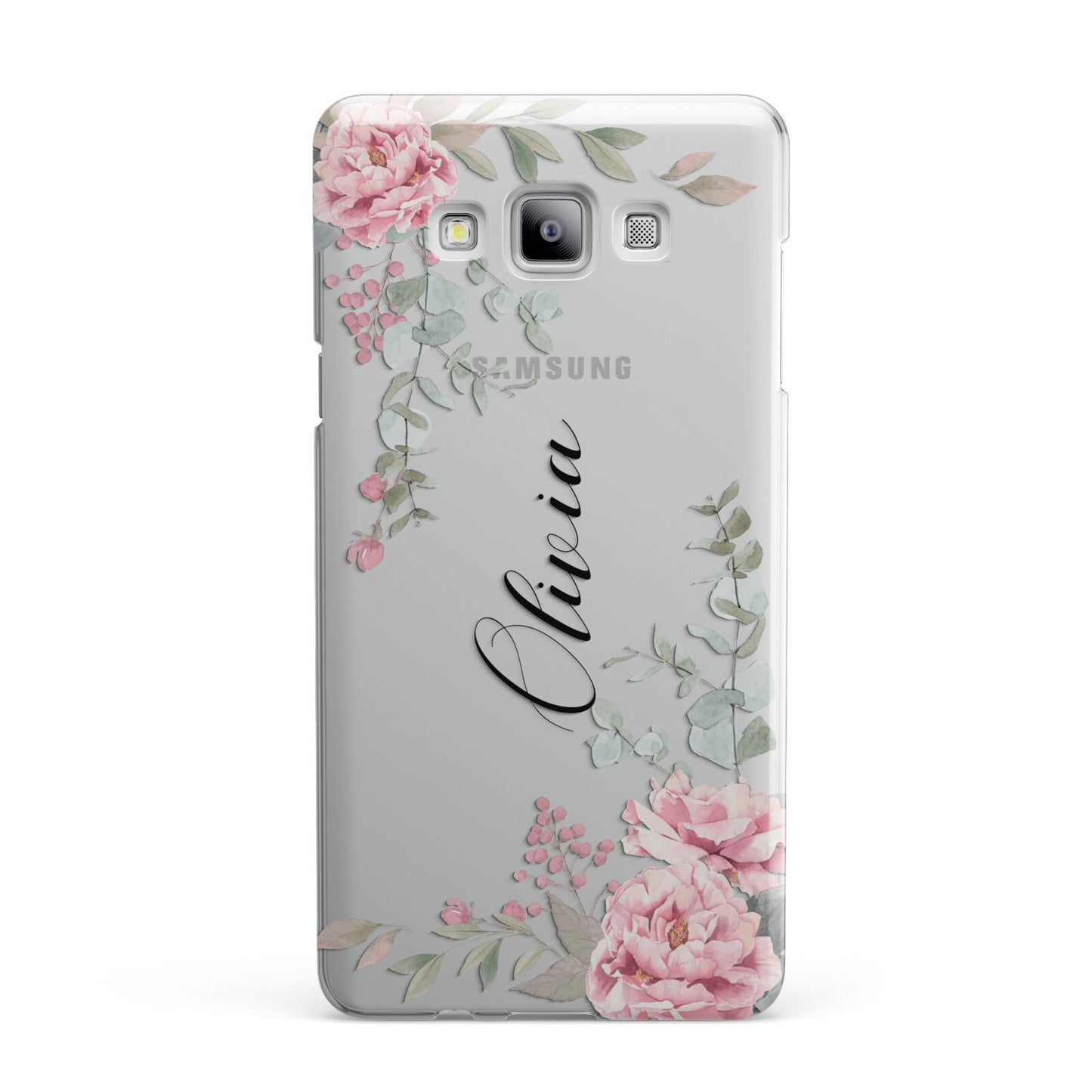 Custom Decorative Floral Samsung Galaxy A7 2015 Case