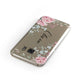Custom Decorative Floral Samsung Galaxy Case Front Close Up