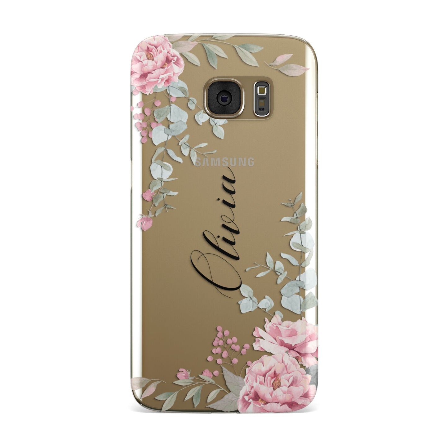 Custom Decorative Floral Samsung Galaxy Case