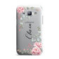 Custom Decorative Floral Samsung Galaxy J1 2015 Case