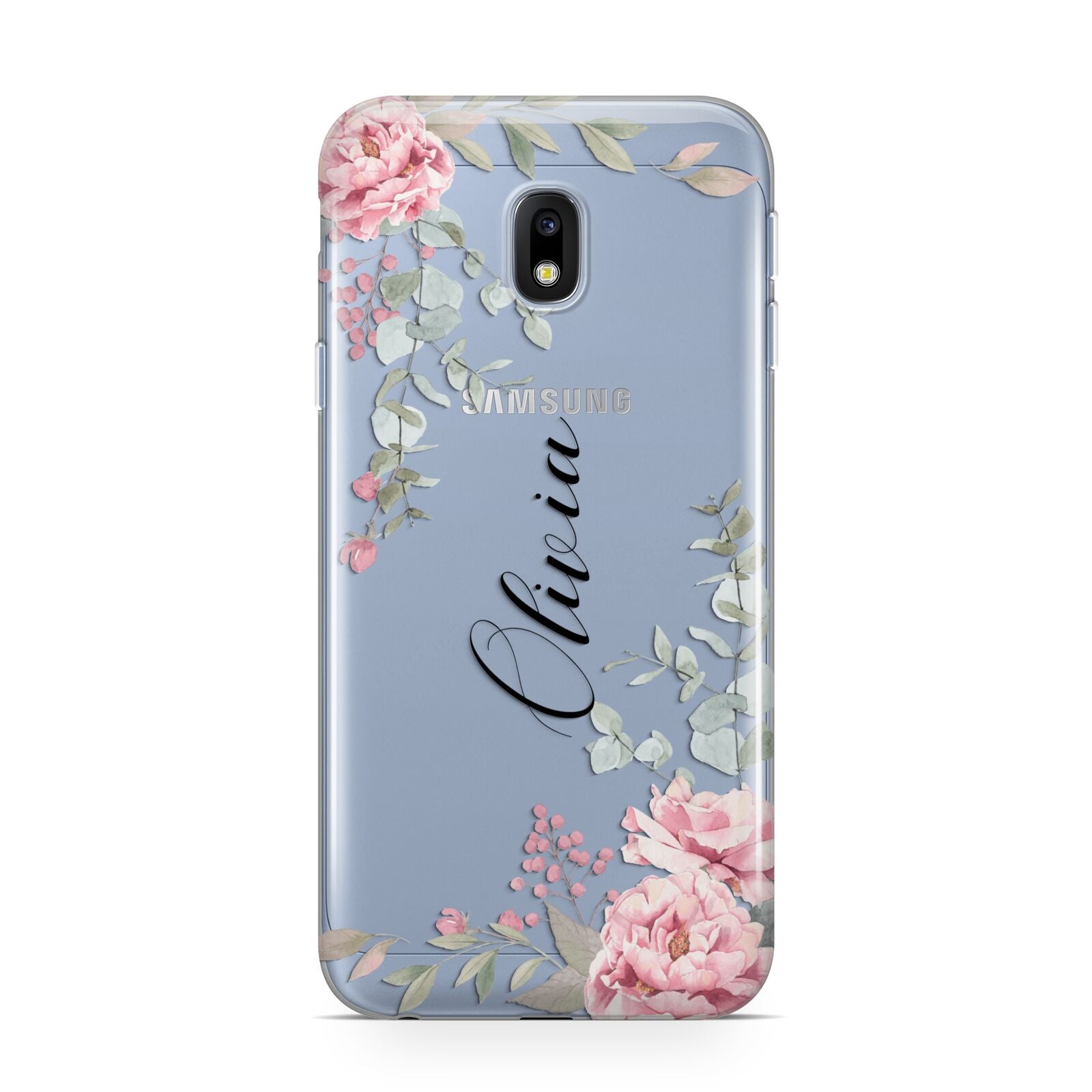 Custom Decorative Floral Samsung Galaxy J3 2017 Case