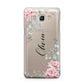 Custom Decorative Floral Samsung Galaxy J5 2016 Case