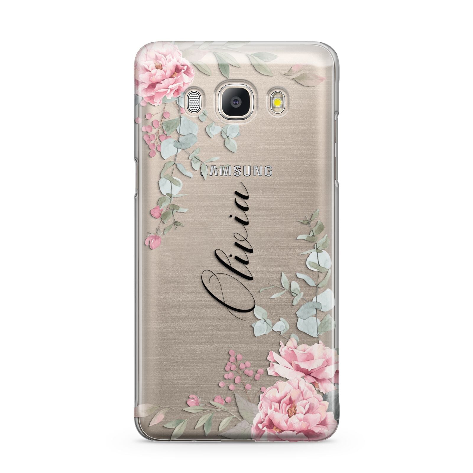 Custom Decorative Floral Samsung Galaxy J5 2016 Case