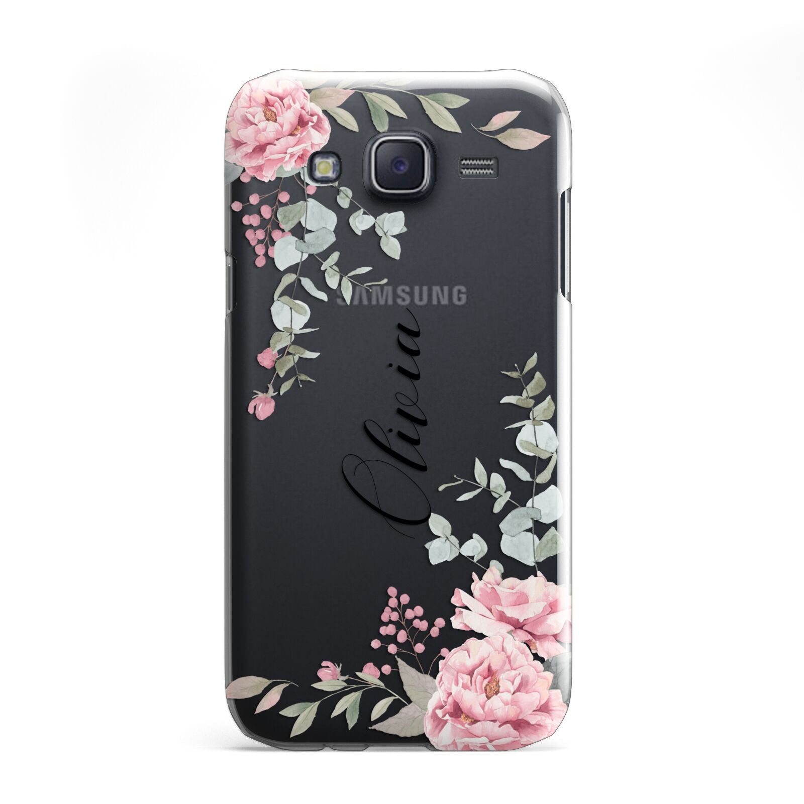 Custom Decorative Floral Samsung Galaxy J5 Case