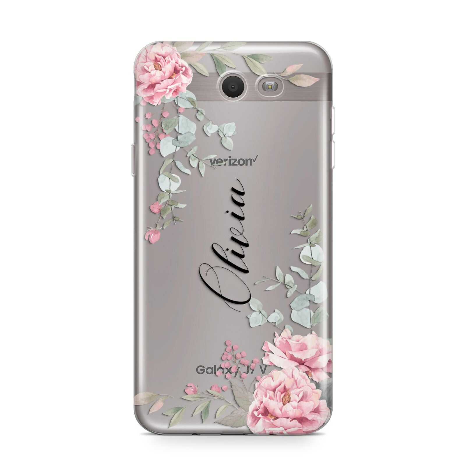 Custom Decorative Floral Samsung Galaxy J7 2017 Case