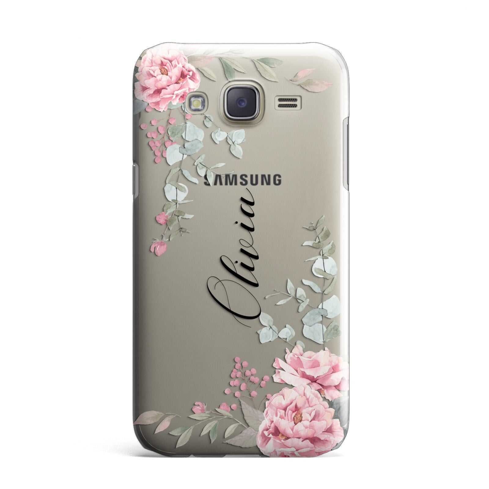 Custom Decorative Floral Samsung Galaxy J7 Case