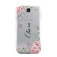 Custom Decorative Floral Samsung Galaxy S4 Case