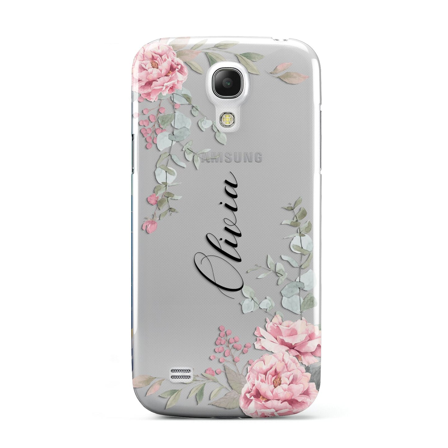 Custom Decorative Floral Samsung Galaxy S4 Mini Case