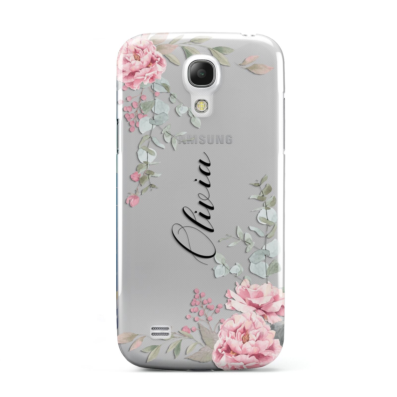 Custom Decorative Floral Samsung Galaxy S4 Mini Case