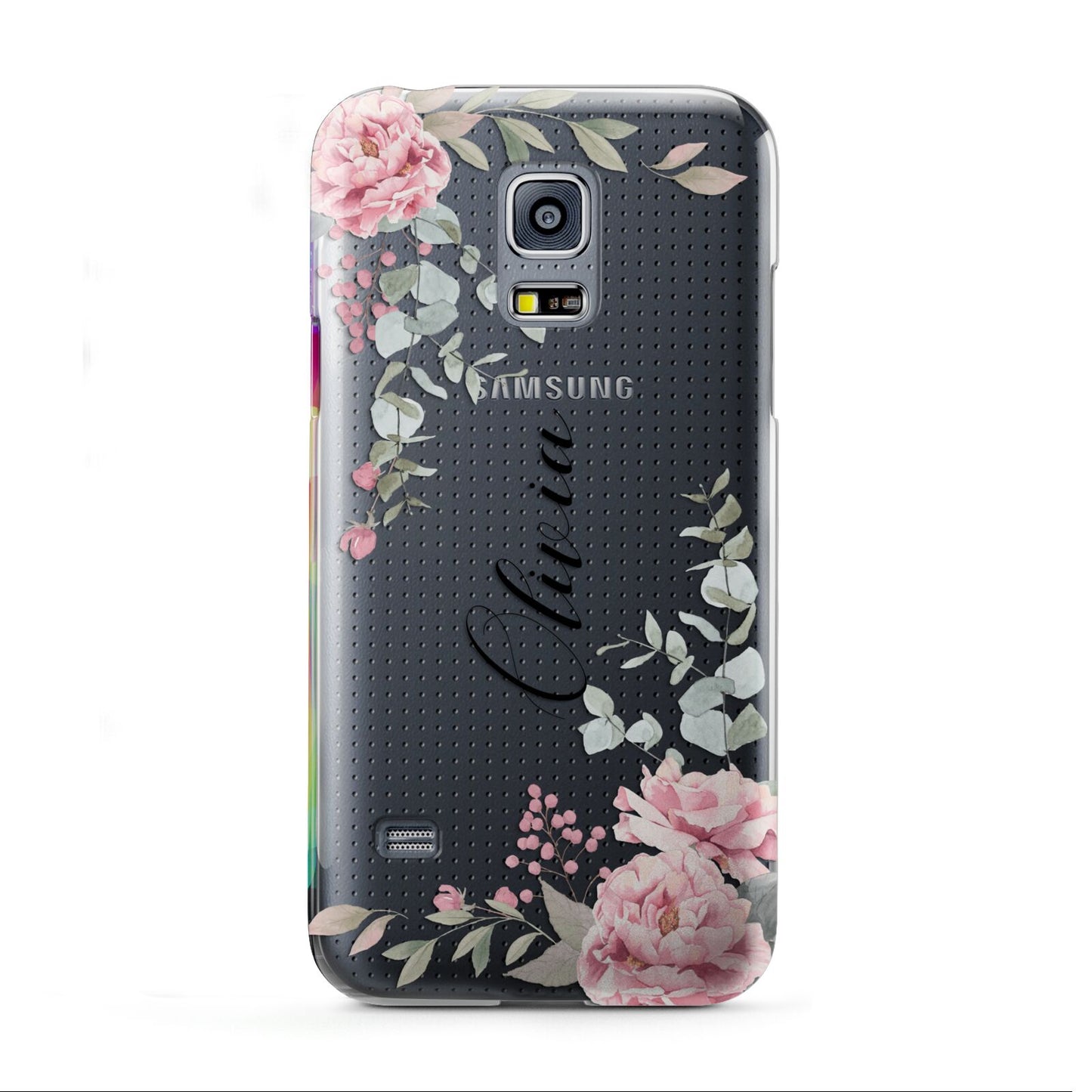 Custom Decorative Floral Samsung Galaxy S5 Mini Case