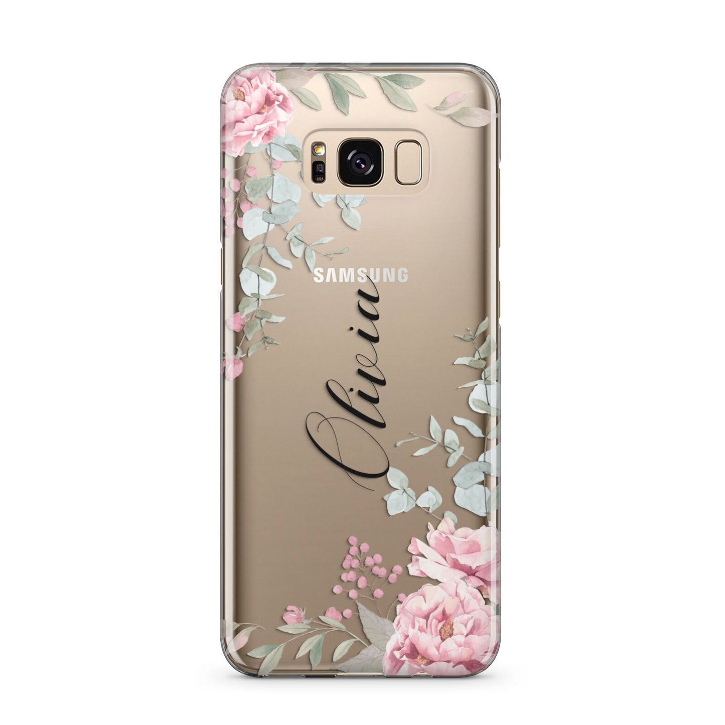 Custom Decorative Floral Samsung Galaxy S8 Plus Case