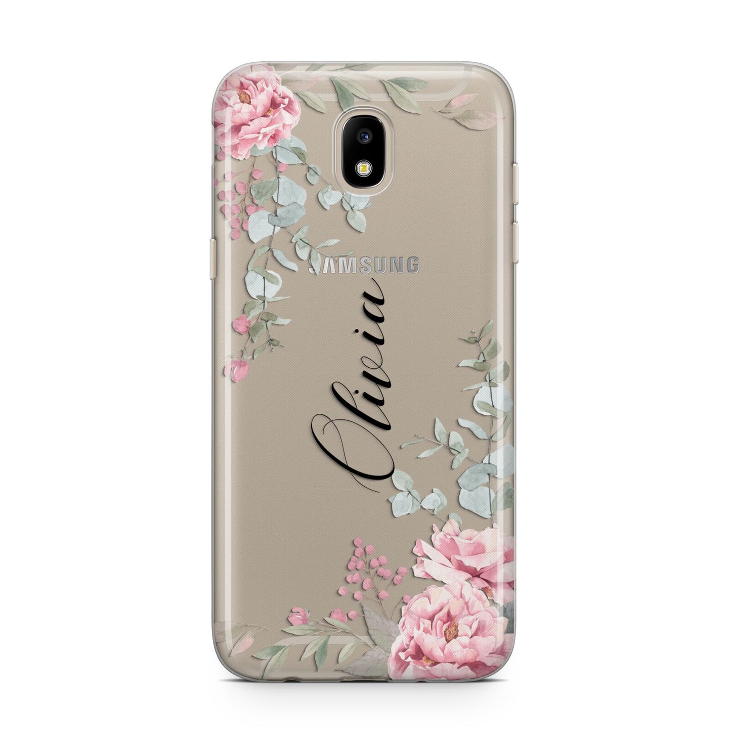 Custom Decorative Floral Samsung J5 2017 Case