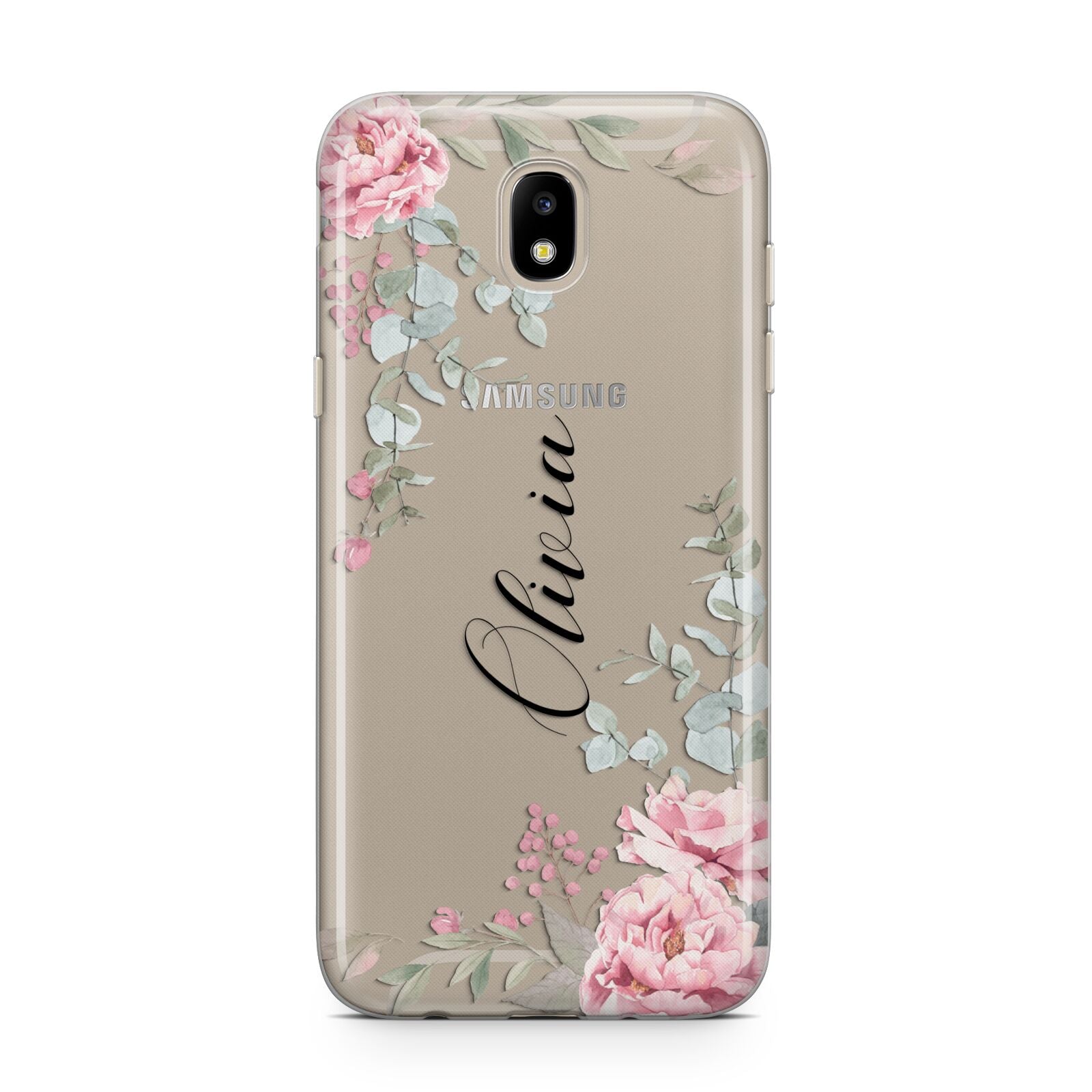Custom Decorative Floral Samsung J5 2017 Case